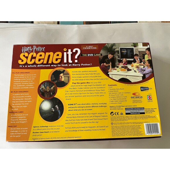 Mattel Scene It Harry Potter Edition DVD Game - Picture 2 of 6